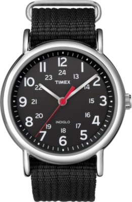 TIMEX Weekender Slip Thru watch (Black