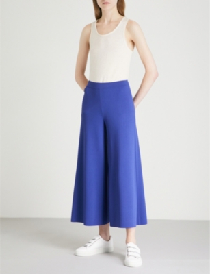 Knitted Wide Leg Trousers
