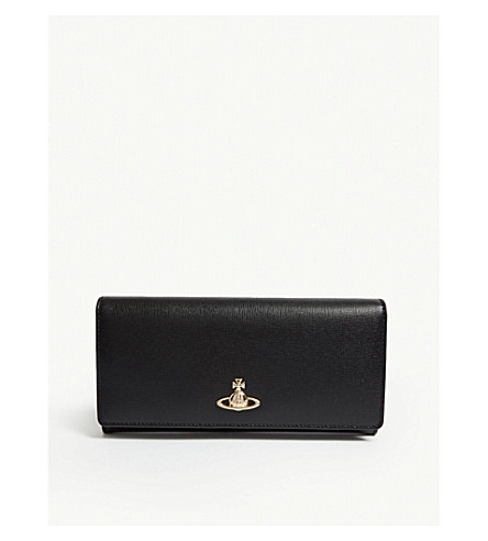 [해외] VIVIENNE WESTWOOD Victoria classic leather wallet