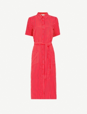 Striped Shirt Dress