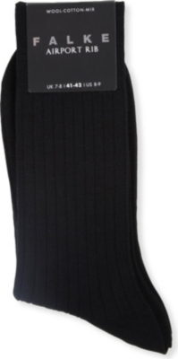 FALKE Airport ribbed socks
