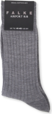FALKE Airport ribbed socks