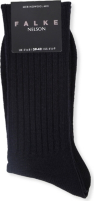 FALKE Nelson ribbed socks