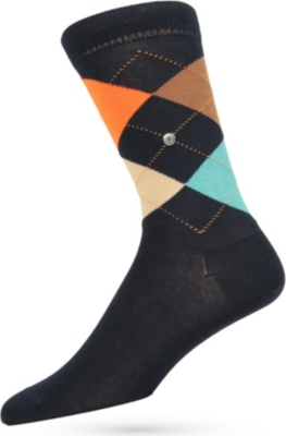 BURLINGTON Manchester mercerised-cotton socks