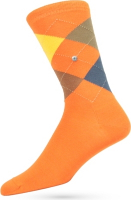 BURLINGTON Manchester mercerised-cotton socks