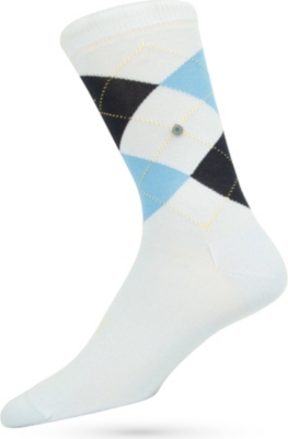 BURLINGTON Manchester mercerised-cotton socks