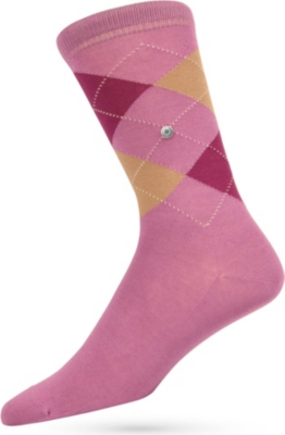 BURLINGTON Manchester mercerised-cotton socks