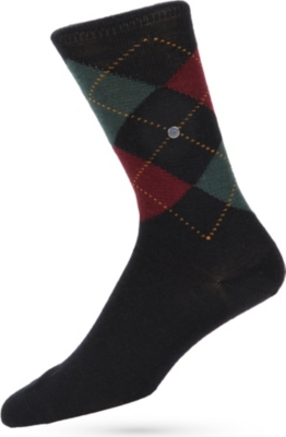 BURLINGTON Dundee argyle socks