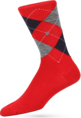 BURLINGTON Dundee argyle socks