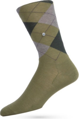 BURLINGTON Manchester argyle socks