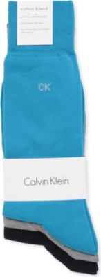 CALVIN KLEIN Three pack logo socks