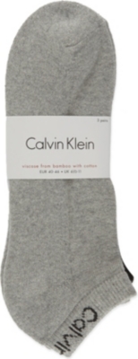 CALVIN KLEIN Pack of three trainer socks