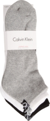 CALVIN KLEIN Pack of three athletic sport socks