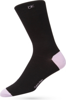 CALVIN KLEIN Fine cotton dress socks