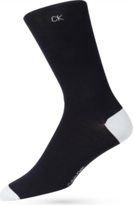 CALVIN KLEIN Fine cotton dress socks