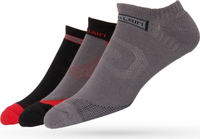 CALVIN KLEIN Pack of three patterned liner socks (Red