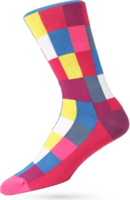 BJORN BORG Checked socks