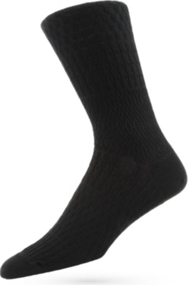 AYAME Solid Basket Lunch socks