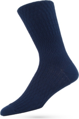 AYAME Solid Basket Lunch socks