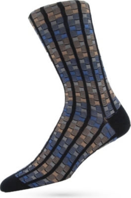 AYAME Wavy Stripe socks
