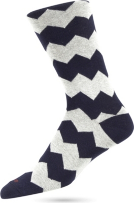 DUCHAMP Zig-zag socks