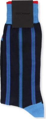 DUCHAMP Vertical Stripe socks