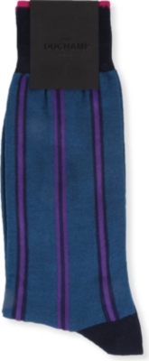 DUCHAMP Vertical Stripe socks