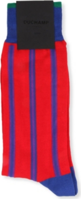 DUCHAMP Vertical Stripe socks