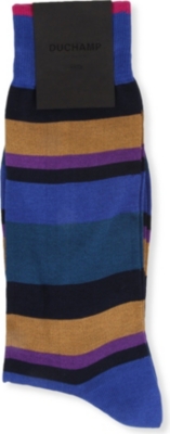 DUCHAMP Mix Stripe socks