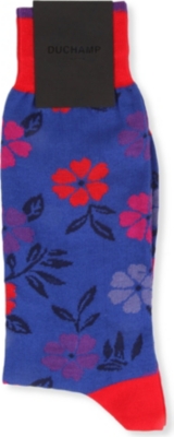 DUCHAMP Grandi Floral socks