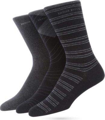 HUGO BOSS Pack of three socks