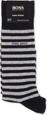 HUGO BOSS Marc Design stripe socks