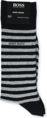 HUGO BOSS Marc Design stripe socks