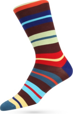 PAUL SMITH Block-striped socks