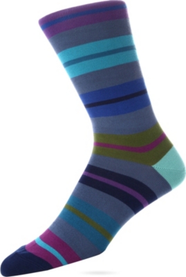 PAUL SMITH Block-striped socks