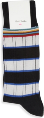 PAUL SMITH Ribbed striped socks