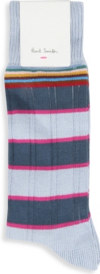 PAUL SMITH Ribbed striped socks