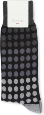 PAUL SMITH Faded polka-dot socks