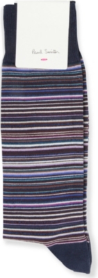 PAUL SMITH Twisted stripe socks