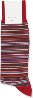 PAUL SMITH Twisted stripe socks