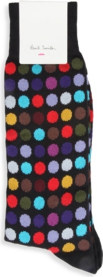 PAUL SMITH Multicoloured polka-dot socks