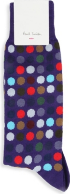 PAUL SMITH Multicoloured polka-dot socks