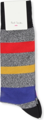 PAUL SMITH Rainbow stripe socks