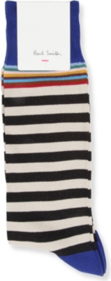 PAUL SMITH Multi top-stripe sock