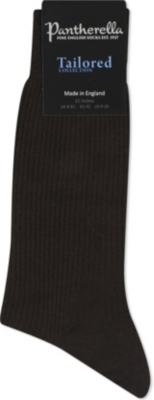 PANTHERELLA Ribbed wool-blend socks