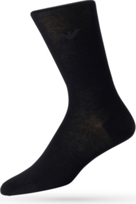 ARMANI Eagle socks (Black