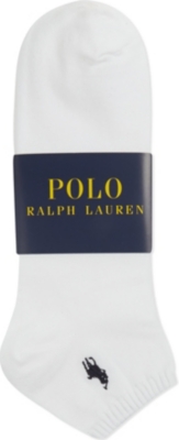RALPH LAUREN Flat&ndash;knit Quarter socks