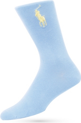 RALPH LAUREN Flat-knit big pony socks