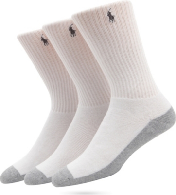 RALPH LAUREN Pack of three classic sport socks