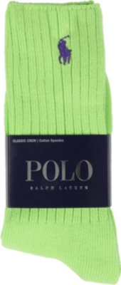 RALPH LAUREN Classic crew socks